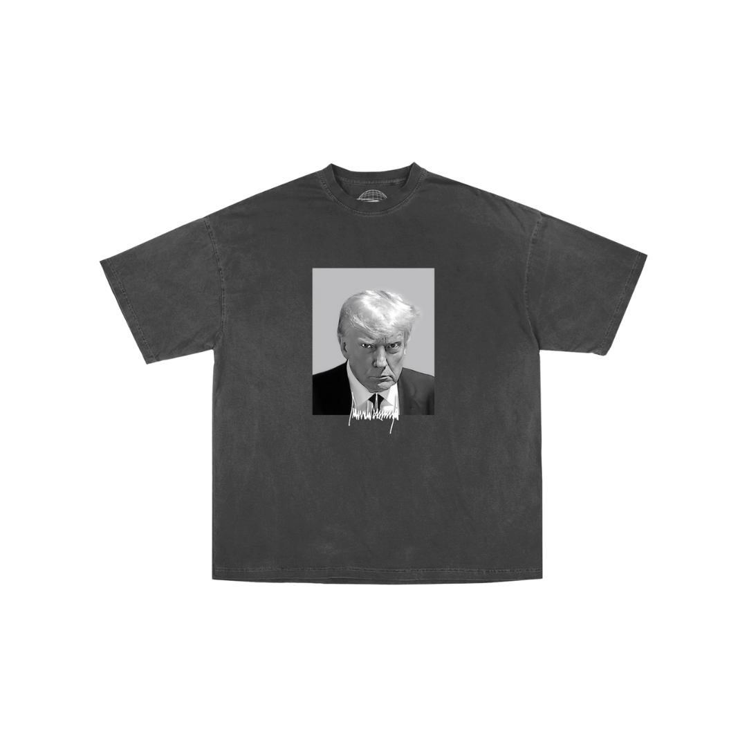 "Wanted" Donald Trump Convicted Felon Mugshsot Tee